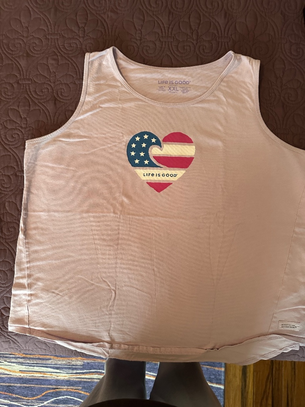 Women's Life is Good Crusher Tank Top XXL